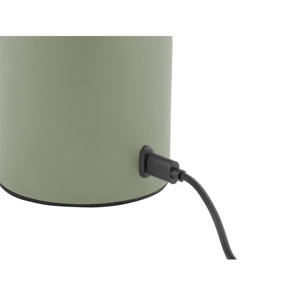 Khaki LED stmívatelná stolní lampa s kovovým stínidlem/se skleněným stínidlem (výška 29,5 cm) Camp – Leitmotiv-image-3