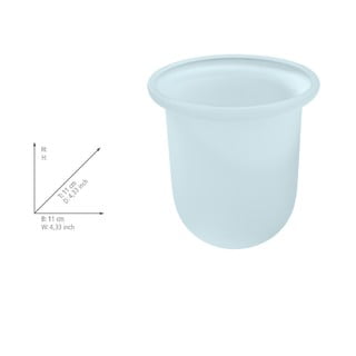 Skleněná nádoba pro WC štětku – Wenko