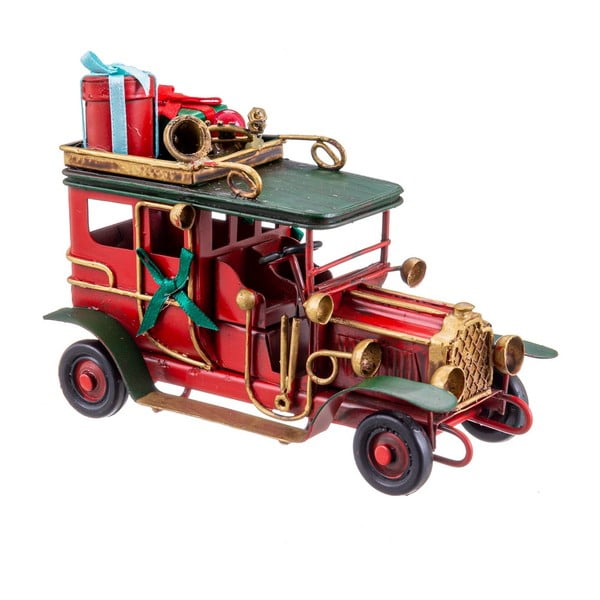 Kovová vánoční figurka (výška 8 cm) Vintage Car – Casa Selección