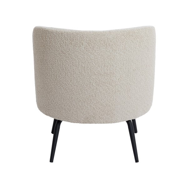 Krémové křeslo z textilie bouclé Dieyda – Light & Living-image-4