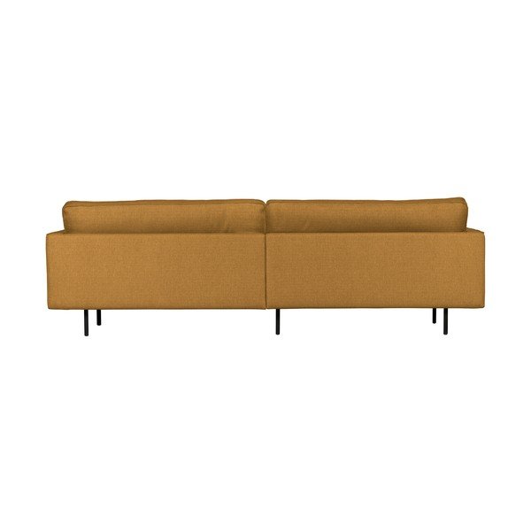 Tmavě žlutá pohovka BePureHome Rodeo, 277 cm-image-3