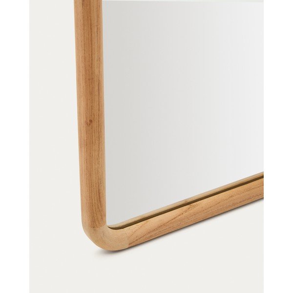 Nástěnné zrcadlo s dřevěným rámem 55x155 cm Milsa – Kave Home-image-4