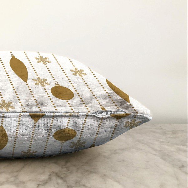 Vánoční žinylkový povlak na polštář Minimalist Cushion Covers Christmas Ornaments, 55 x 55 cm-image-1
