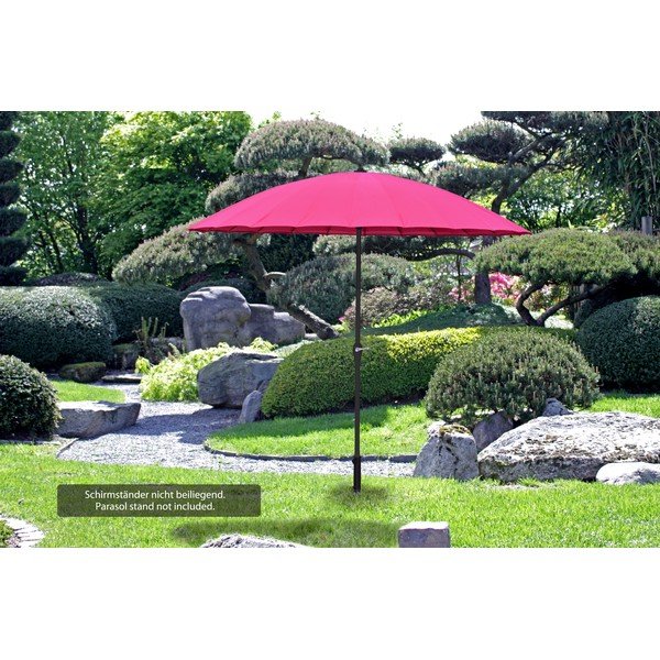 Růžový slunečník ø 255 cm – Garden Pleasure-image-2