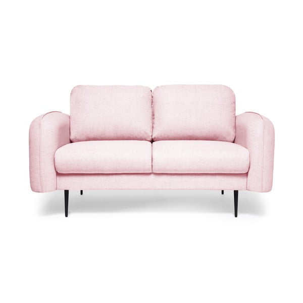 Pudrově růžová sedačka Vivonita Skolm, 153 cm
