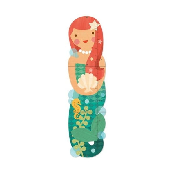 Dětský nástěnný metr Petit collage Miss Mermaid