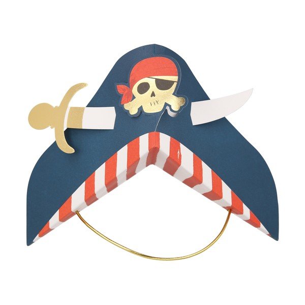 Papírové čepice v sadě 8 ks Pirate – Meri Meri-image-4
