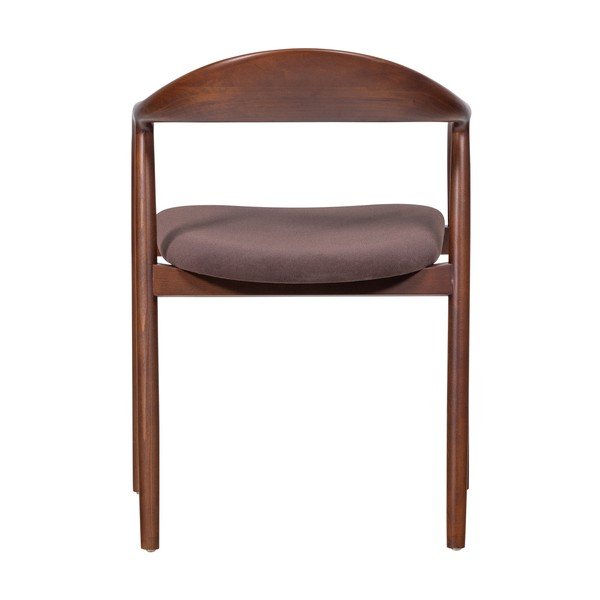 Hnědá jídelní židle s područkami z bukového dřeva Bran – WOOOD-image-4