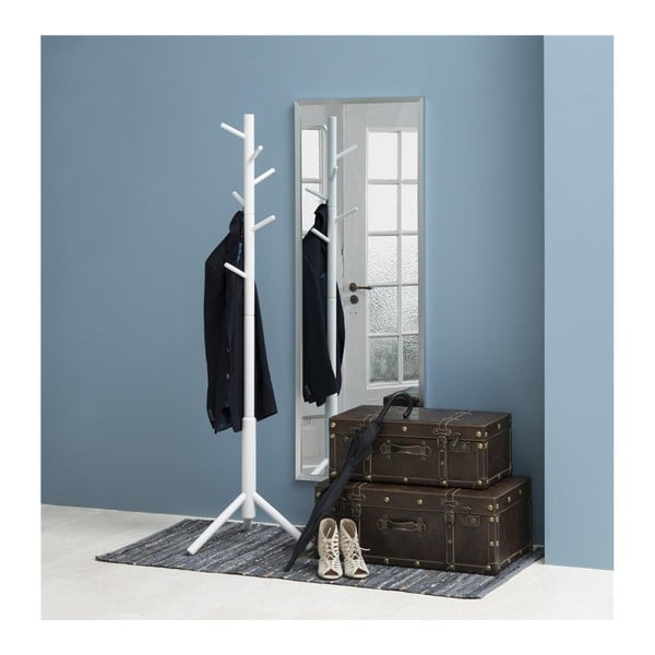 Bílý věšák z kaučukového dřeva Bremen - Actona-image-2