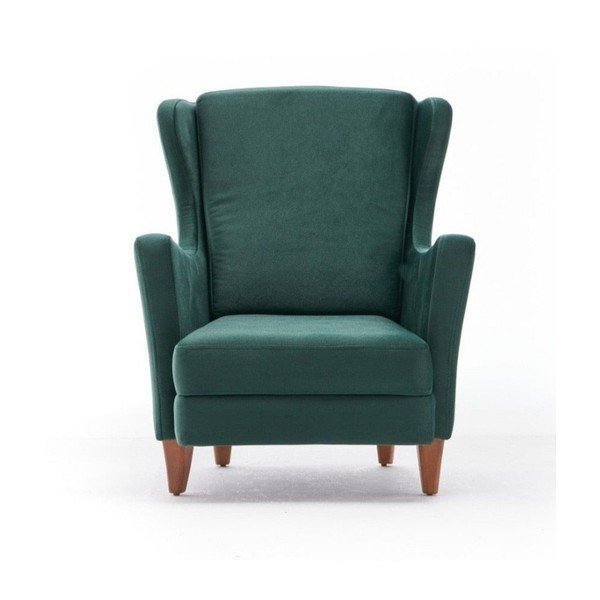 Zelené křeslo ušák Lola Brejer – Artie