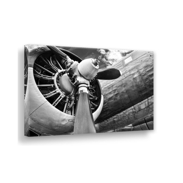 Obraz Styler Canvas Silver Uno Plane, 85 x 113 cm-image-2