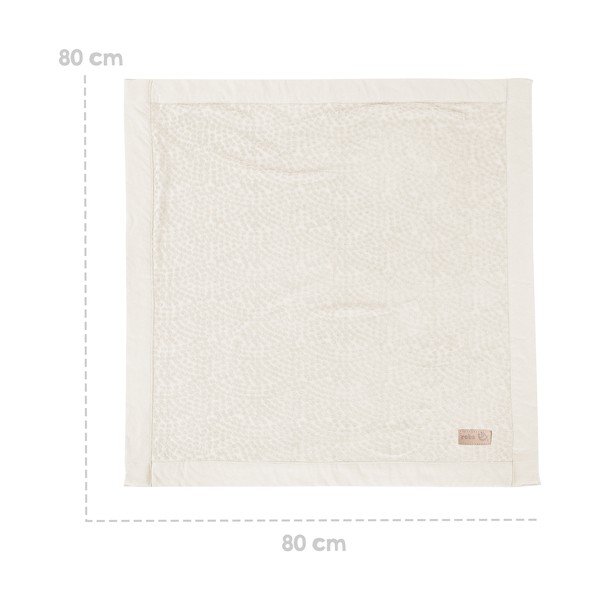 Krémová dětská deka 80x80 cm Seashells – Roba-image-3