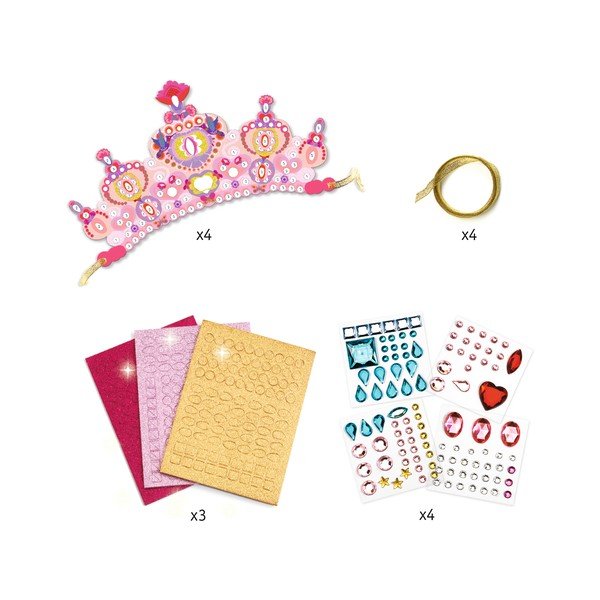 Set pro výrobu 4 korunek Djeco Princess-image-1