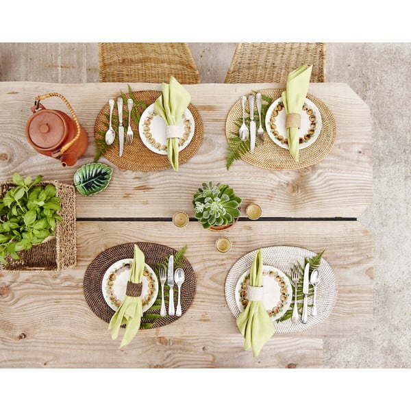 Hnědé ratanové prostírání Tiseco Home Studio, 30 x 40 cm-image-1