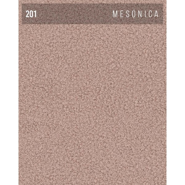 Světle růžový taburet z textilie bouclé Feiro – MESONICA-image-3