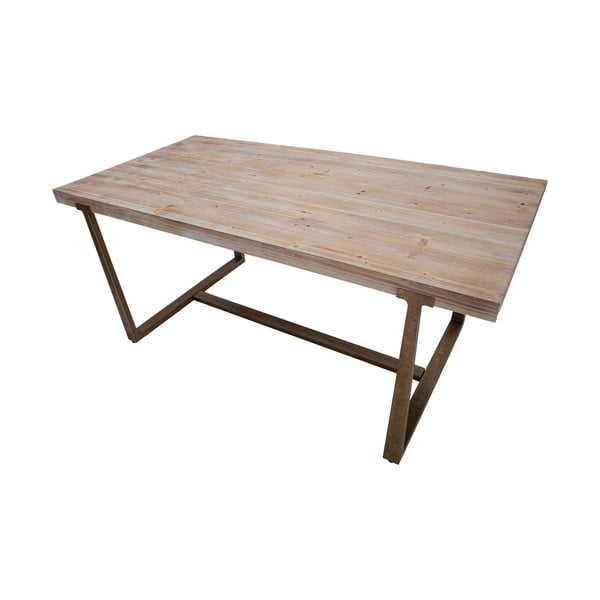 Jídelní stůl v přírodní barvě 180x90 cm Ankara – Mauro Ferretti-image-4