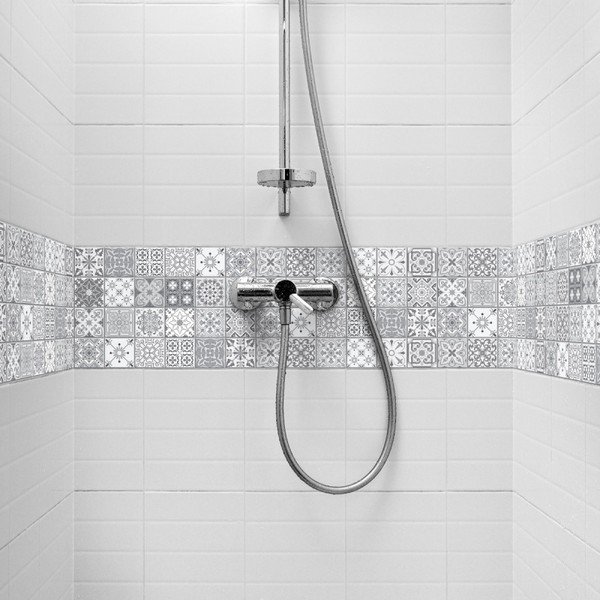 Sada 6 nástěnných samolepek Ambiance Stickers Friezes Tiles Lia, 5 x 30 cm-image-3