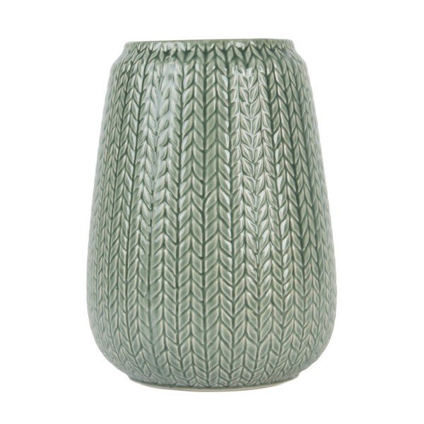 Velká zelená váza ETH Knitted