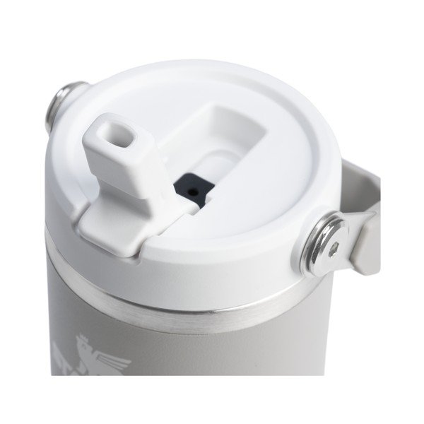 Světle šedá termoska z nerezové oceli 410 ml IceFlow™ Flip Straw 2.0 Tumbler Ash – Stanley-image-3