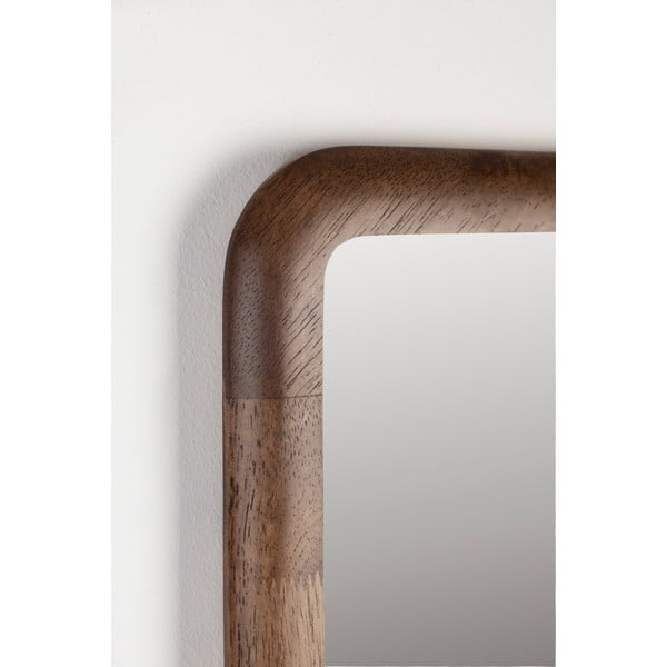 Nástěnné zrcadlo s dřevěným rámem 26x120 cm Nyko – White Label-image-3