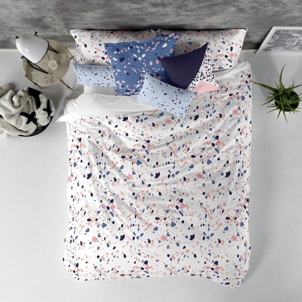 Bavlněný povlak na peřinu Blanc Terrazzo, 140 x 200 cm-image-2