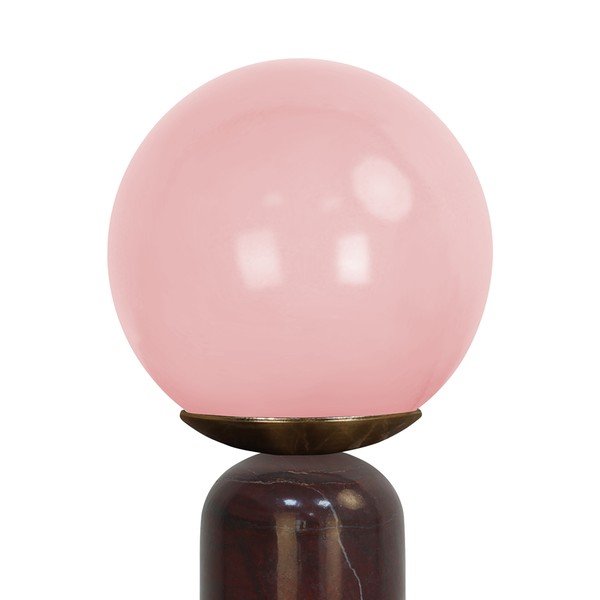 Vínová mramorová stolní lampa (výška 38 cm) Lazio Sphere – Leitmotiv-image-4
