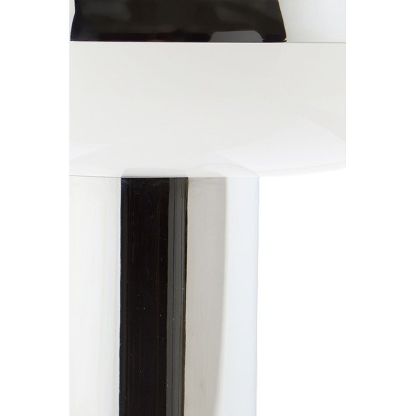 Kovová stolní lampa v leskle stříbrné barvě (výška 32 cm) Paneta – Jotex-image-4