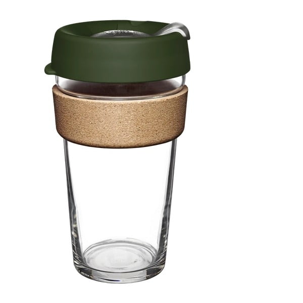 Zelený cestovní hrnek 454 ml Brew Cork Pine L – KeepCup