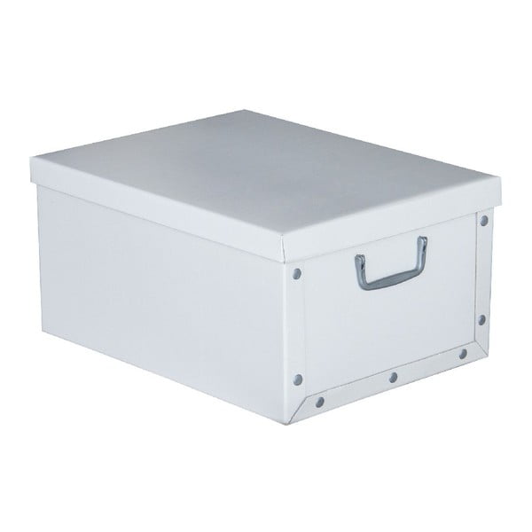 Úložná krabice Uni White, 47x37 cm