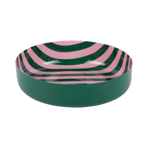 Zelená/světle růžová železná miska Animado – PT LIVING