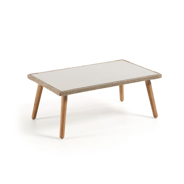 Konferenční stolek s konstrukcí z eukalyptového dřeva La Forma Gillian, 100 x 60 cm