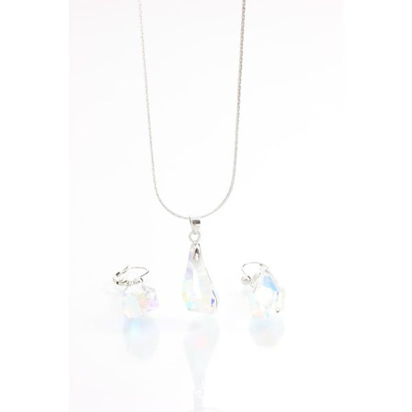 Set náhrdelníku a náušnic se Swarovski krystaly Yasmine Simplicity