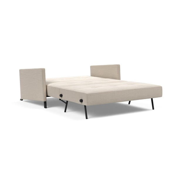 Béžová rozkládací pohovka s područkami Innovation Cubed, 140 cm-image-4