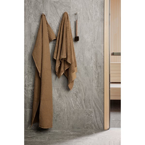 Hnědý bavlněný ručník Blomus Caro, 100 x 50 cm-image-2