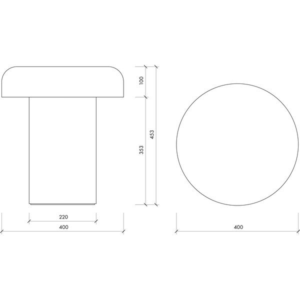 Ocelový kulatý odkládací stolek ø 40 cm Miko – noo.ma-image-4