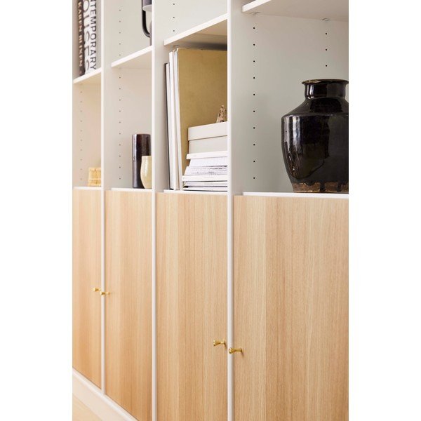 Bílá knihovna v dekoru dubu 176x199 cm Mistral - Hammel Furniture-image-4