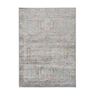 Šedý koberec z viskózy Universal Lara Ornament, 60 x 110 cm