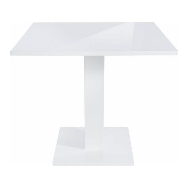 Lesklý bílý jídelní stůl Støraa Allen, 90 x 140 cm-image-1