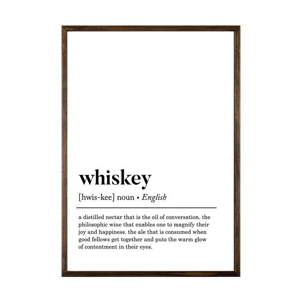Obraz 50x70 cm Whiskey – Wallity