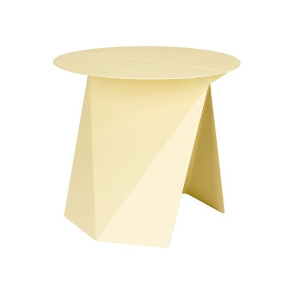 Kovový kulatý odkládací stolek 45x46 cm Foldy – Zuiver-image-2