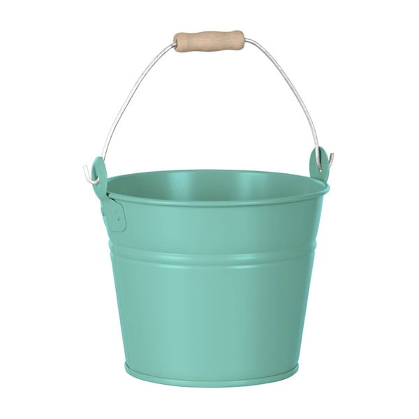 Tyrkysový dekorativní kbelík Butlers Zinc, ⌀ 16 cm