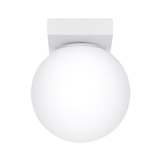 Bílé stropní svítidlo se skleněným stínidlem ø 12 cm Umerta – Nice Lamps