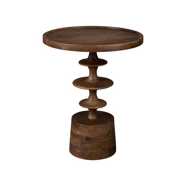 Kulatý odkládací stolek z mangového dřeva ø 46 cm Cath – Dutchbone