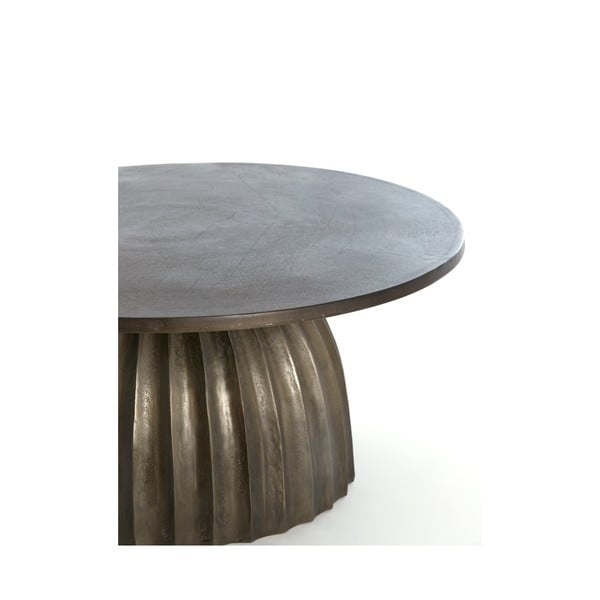 Kovový kulatý odkládací stolek ø 70 cm Veglia – Light & Living-image-2