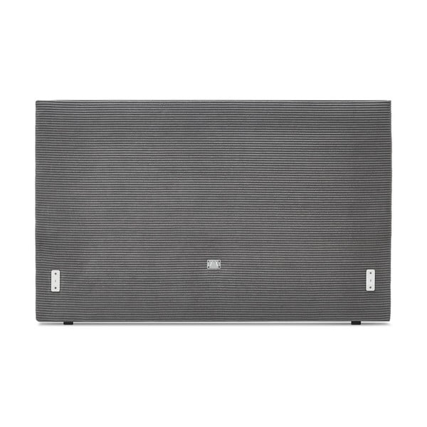 Antracitová čalouněná dvoulůžková postel s roštem 180x200 cm Anja – Bobochic Paris-image-3