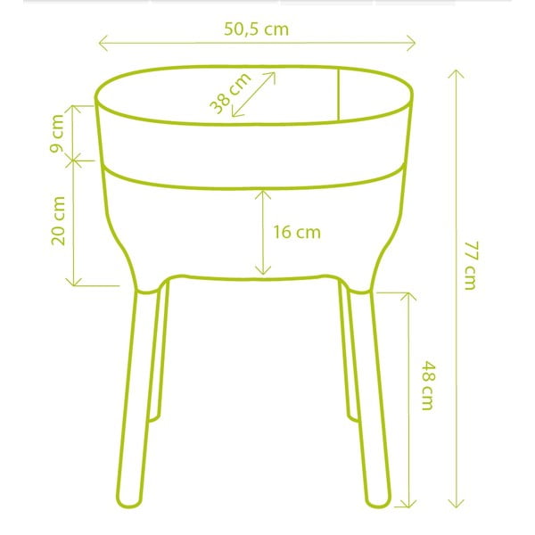 Plastová samozavlažovací pěstební nádoba Urbalive – Plastia-image-4