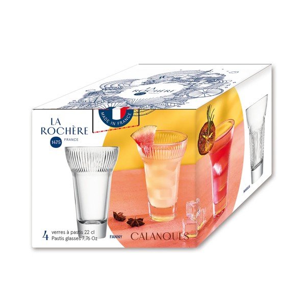 Skleničky v sadě 4 ks na panáky 220 ml Mix – La Rochére-image-4