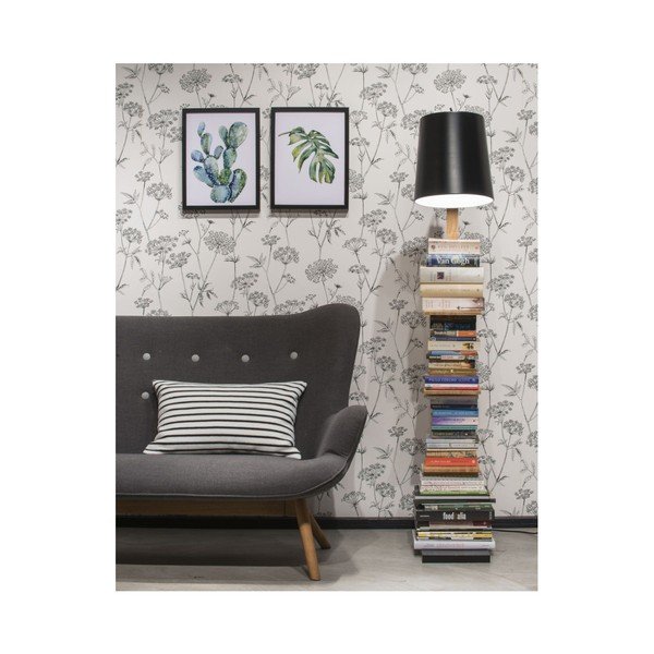 Černá stojací lampa s kovovým stínidlem (výška 168 cm) Cambridge – it's about RoMi-image-1