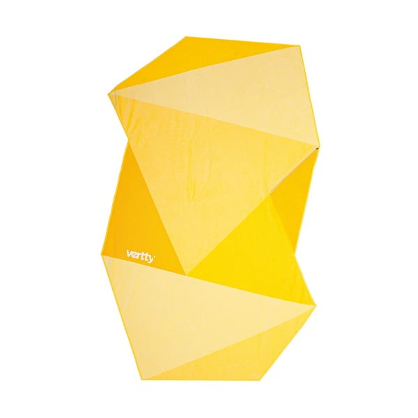 Designová plážová osuška Vertty Classic Yellow