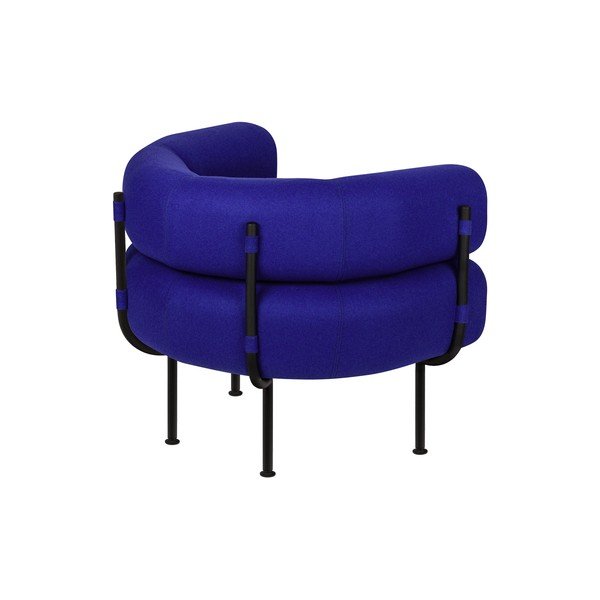 Modré vlněné křeslo Ubi – noo.ma-image-2